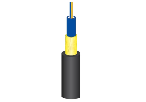 Single Jacket, Non-Metallic, Single Tube Fiber Optic Cable