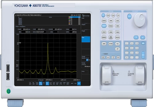AQ6375E Long Wavelength Optical Spectrum Analyzer 1200 to 2400 nm and 1000 to 2500 nm